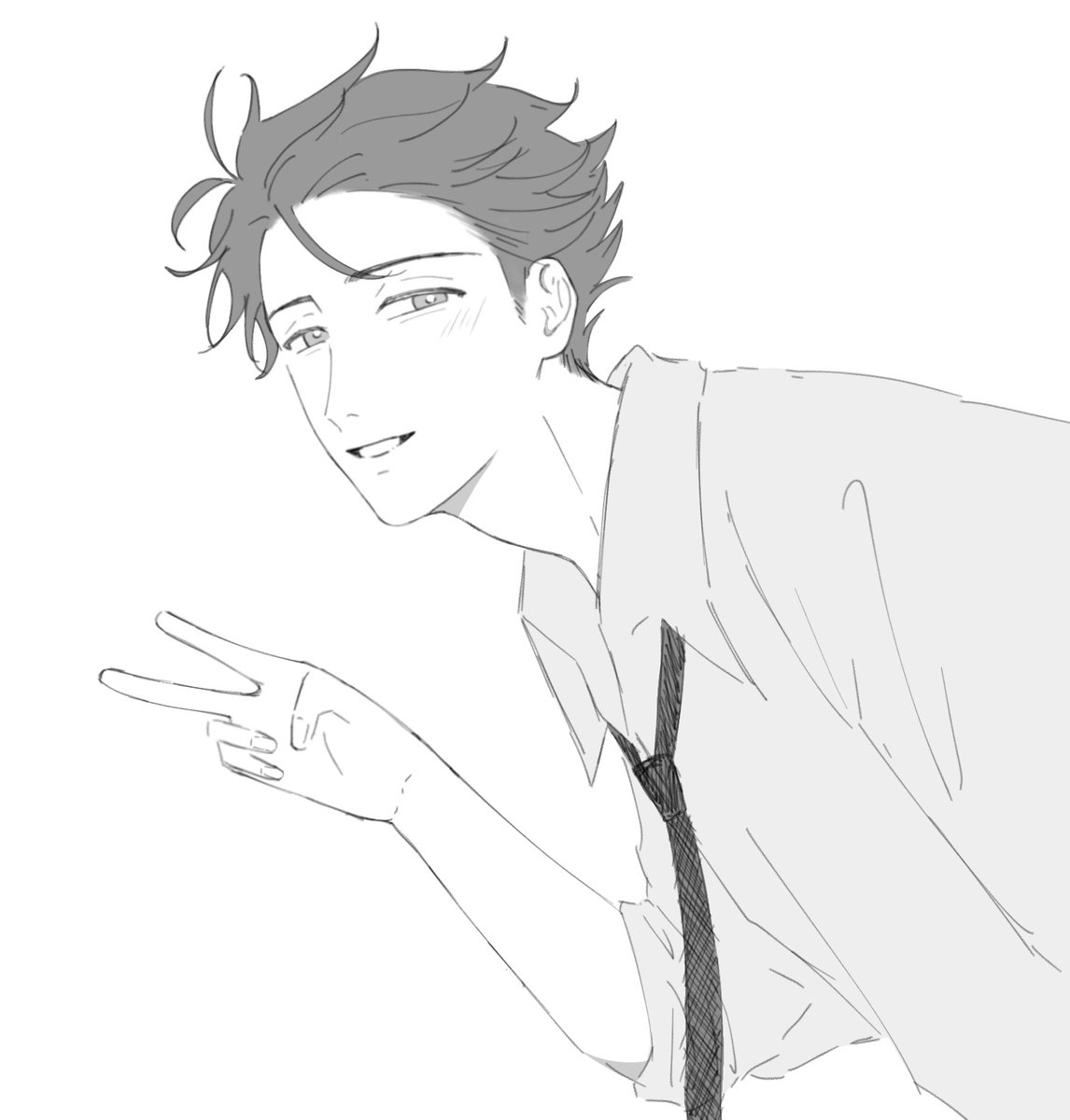 naa_teaa's tweet photo. Hair up ✌
#oikawa #oikawatooru #及川徹 #ハイキュー #hq #Haikyuu #haikyuufanart https://t.co/GitKWIz3qq