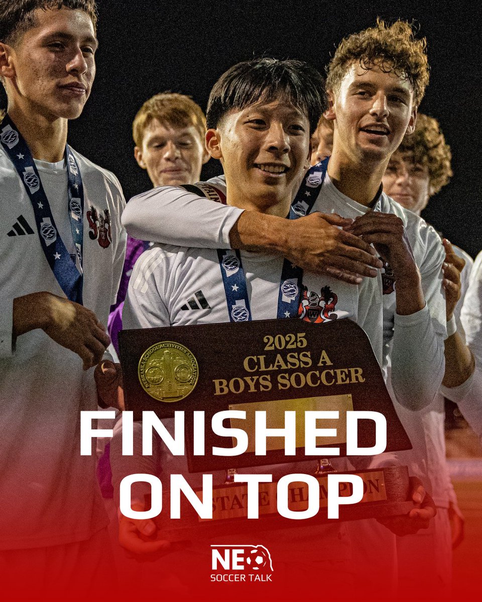 𝗙𝗜𝗡𝗜𝗦𝗛𝗘𝗗 𝗢𝗡 𝗧𝗢𝗣

(4) Omaha Westside completes their tournament run with a win over (3) Omaha South to earn earn their first state title since 2004.

#neprepsoccer