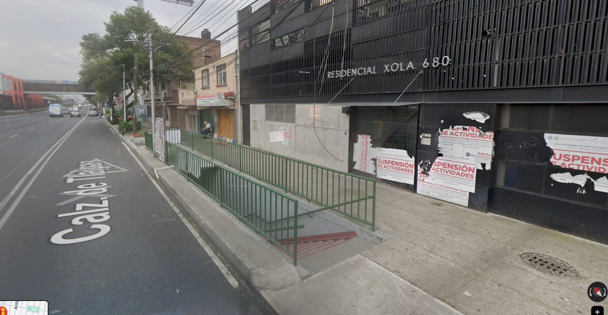 XoloElvis's tweet image. Este es el escenario donde atacaron a #XimenaGuzman notan algo extraño o sobresaliente?
Foto tomada de Google Maps