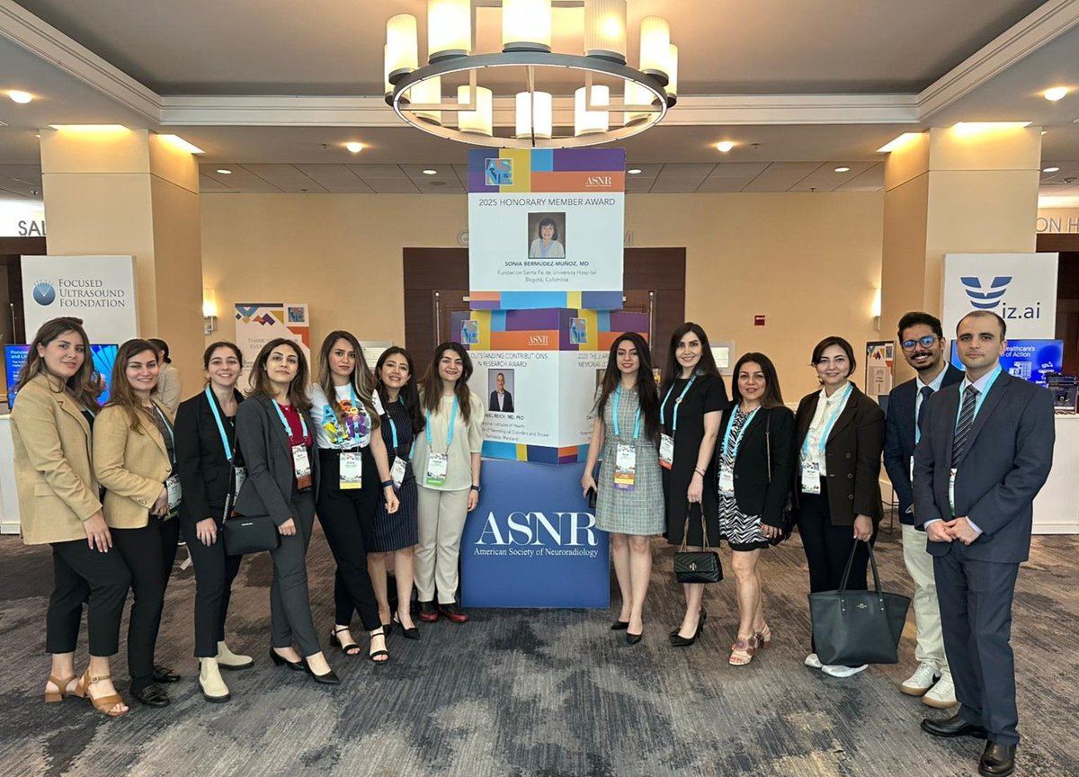 It was a privilege to be part of #ASNR25 alongside talented residents and research fellows in radiology.