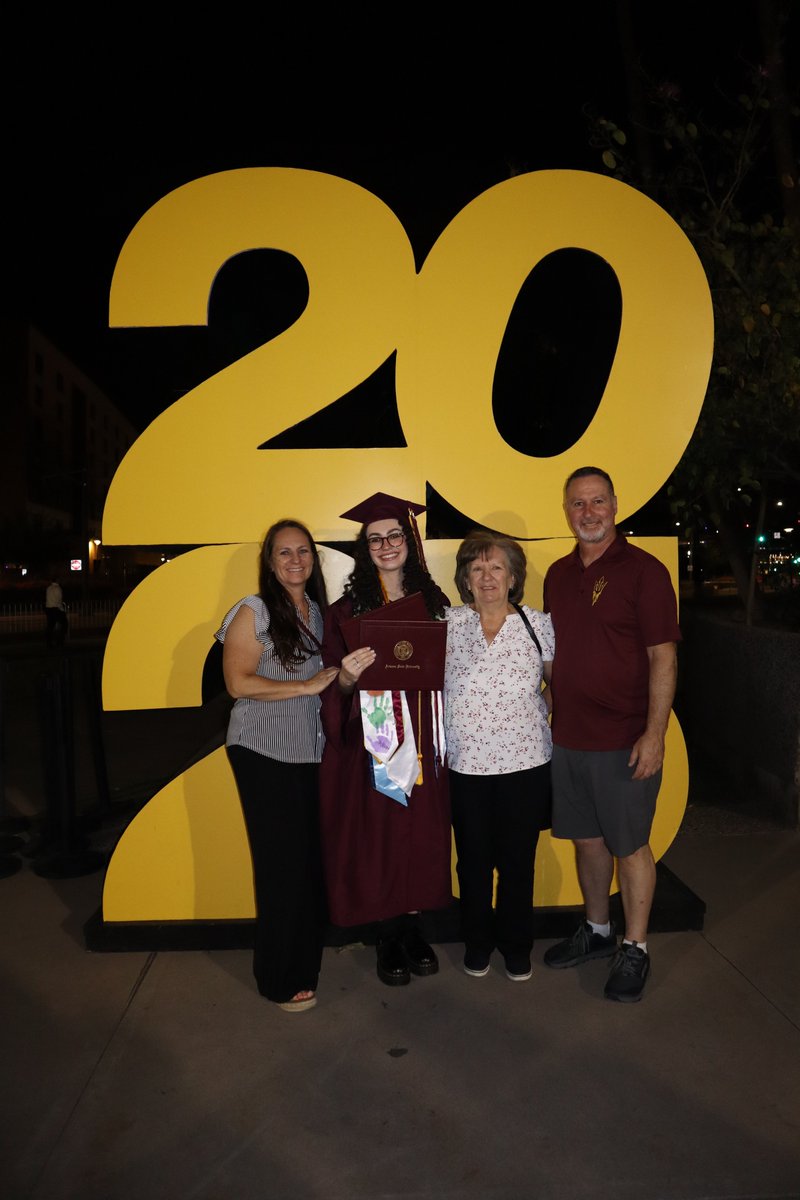 Bob Nesbit (@nesbitbob) on Twitter photo It's official. <a href="/sarahhnesbit/">Sarah :,)</a> has graduated Summa Cum Laude from <a href="/ASU/">Arizona State University</a> and <a href="/barretthonors/">Barrett, The Honors College at ASU</a> .
Definitely a proud Dad moment! I'm so impressed with all her hard work and dedication.... much less all the awards and accolades she achieved during her time at ASU. I know the next It's official. <a href="/sarahhnesbit/">Sarah :,)</a> has graduated Summa Cum Laude from <a href="/ASU/">Arizona State University</a> and <a href="/barretthonors/">Barrett, The Honors College at ASU</a> .
Definitely a proud Dad moment! I'm so impressed with all her hard work and dedication.... much less all the awards and accolades she achieved during her time at ASU. I know the next