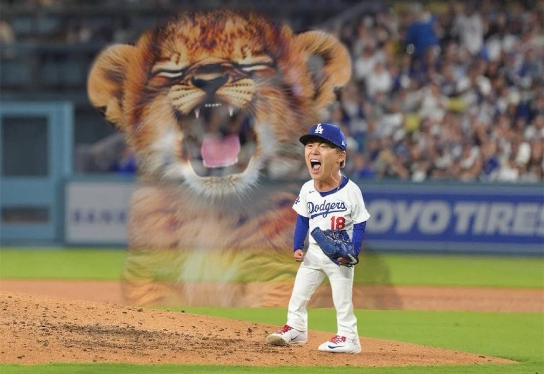 What a start by Yamamoto!! 
#LetsGoDodgers