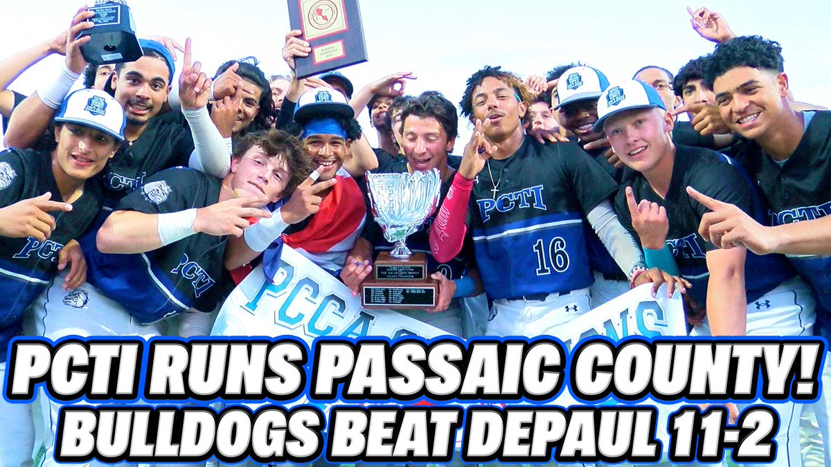 Passaic Tech has clearly been established as Passaic County's best after the Bulldogs won their third county title in the last four seasons. An unforgettable day from Ronny Rodriguez paced a decisive win over DePaul Catholic. 

Watch the FULL highlights + reaction ⬇️

📽️: