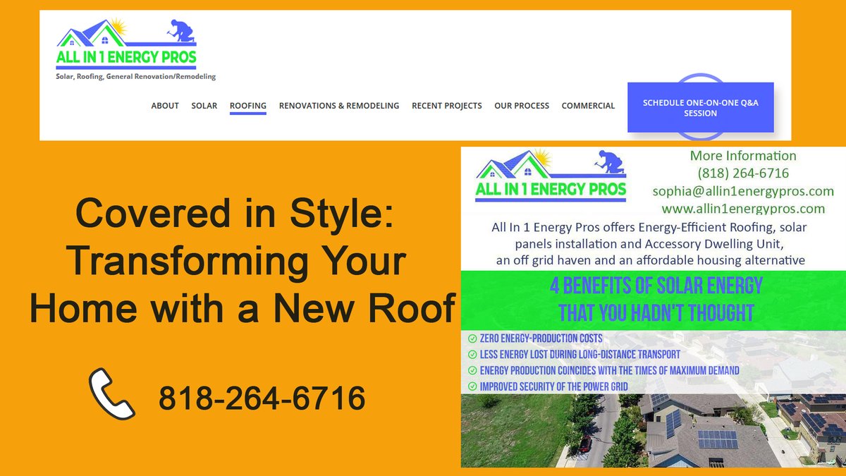Roofing installation is a technical process that involves meticulous planning, skilled craftsmanship, and a deep understanding of various roof types to ensure optimal performance &amp; longevity  allin1energypros.com/roof-installat…

linkedin.com/pulse/roof-ins…

#roof #roofing #losangeles #California