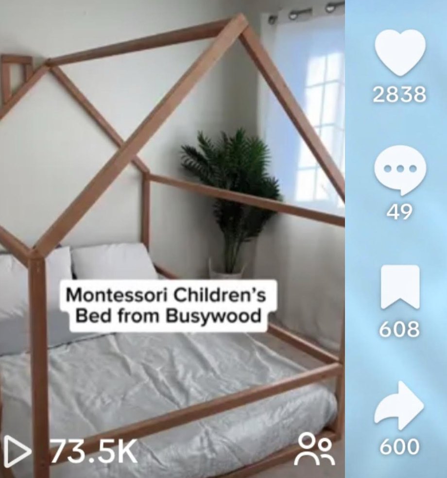 sociallyaziz's tweet image. #ugcexample in the kids furniture space 🛏️
I created this video for a Montessori bed my girls absolutely loved. I showed the full journey from unboxing to building to the final setup so the viewer feels like they’re right there with me.
This one did pretty well organically too,…