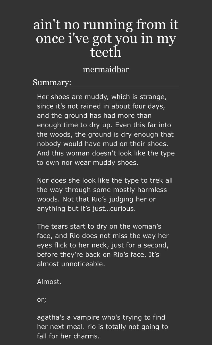monkleya's tweet photo. helloooo gay people in my phone i did it. a silly little vampire fic for the day 3 prompt!! #AAAweek @AgathaAllWeek
https://t.co/6BzA290Foj https://t.co/GTjKIuzPXX