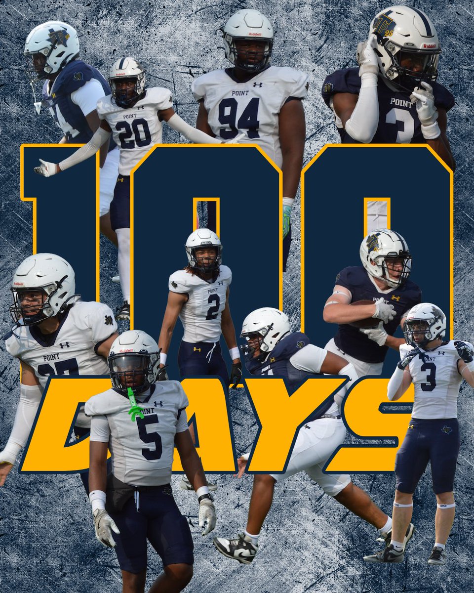 stpfootballbc's tweet photo. 1️⃣0️⃣0️⃣ DAYS 🐅🏈

https://t.co/dKMjOm7Vkb

#POINTFootball #TigerNation
#UnitedWeRoar @sTpTigerFB https://t.co/hWgKohmiqy
