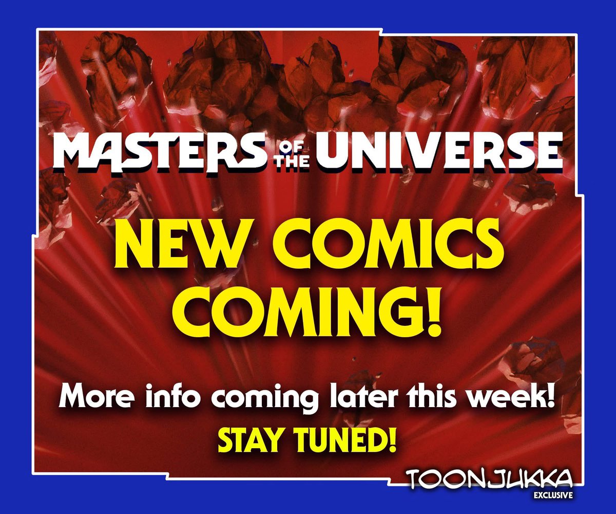 You heard it here first! More Masters of the Universe comics are coming from <a href="/DarkHorseComics/">Dark Horse Comics</a> 😃 Stay tuned for more details coming this week! #mastersoftheuniverse #comics #darkhorse #mattel