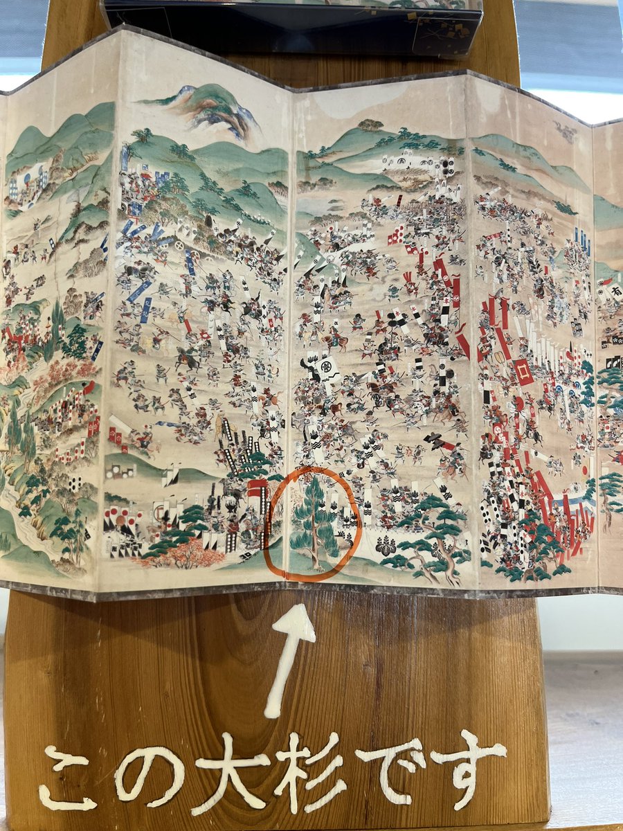 関ケ原合戦を見守っていた？！合戦図屏風にも描かれているとされている