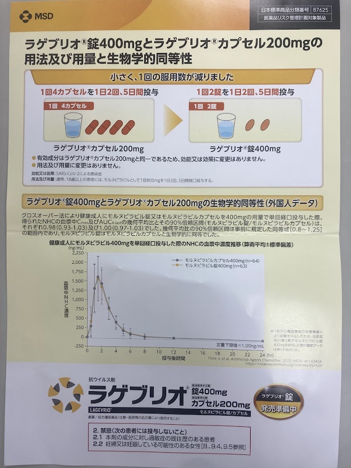 TeraNao7's tweet photo. ラゲブリオCapの脱カプセルは何度かしてるので、錠剤は粉砕可能かどうか一応メーカーに聞いてみた。
Capと同じくフィルムコーティングに特別な腸溶・徐放などの機能は持たせていない。苦みや光安定性は未試験の為不明。
粉砕後40ml水溶解で2h安定。55℃で溶解は分解生成物が出るのでお勧めしない。 https://t.co/eE5k3Fovg9
