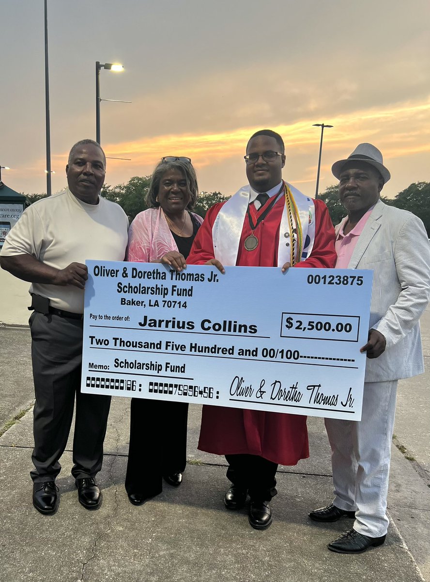 Linda Thomas-Greenfield (@lindat_g) on Twitter photo My mother, Doretha Thomas, graduated from Baker High School at the age of 56 with a GED. Today in her honor, we presented a small family scholarship to a student graduating from Baker who will go on to attend <a href="/SouthernU_BR/">Southern University</a>. Congratulations to the entire graduating class of 2025! My mother, Doretha Thomas, graduated from Baker High School at the age of 56 with a GED. Today in her honor, we presented a small family scholarship to a student graduating from Baker who will go on to attend <a href="/SouthernU_BR/">Southern University</a>. Congratulations to the entire graduating class of 2025!