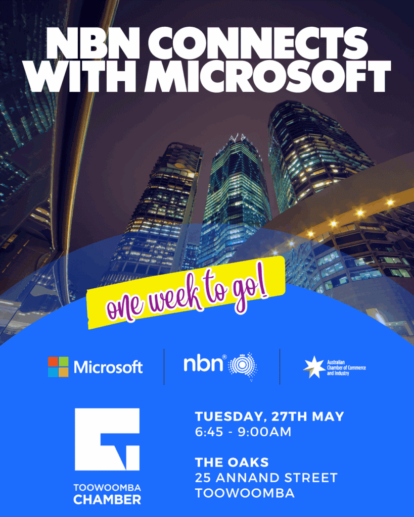 rda_ddsw's tweet photo. Unlock the Power of AI for Your Business
Join the Toowoomba Chamber and nbn® for a high-impact AI Masterclass with Microsoft — the only one of its kind in Queensland.

Tuesday, 27 May
6:45 AM – 9:00 AM
The Oaks, 25 Annand St, Toowoomba City

 https://t.co/ZFD5jogrqQ https://t.co/wsMQbnOAO6