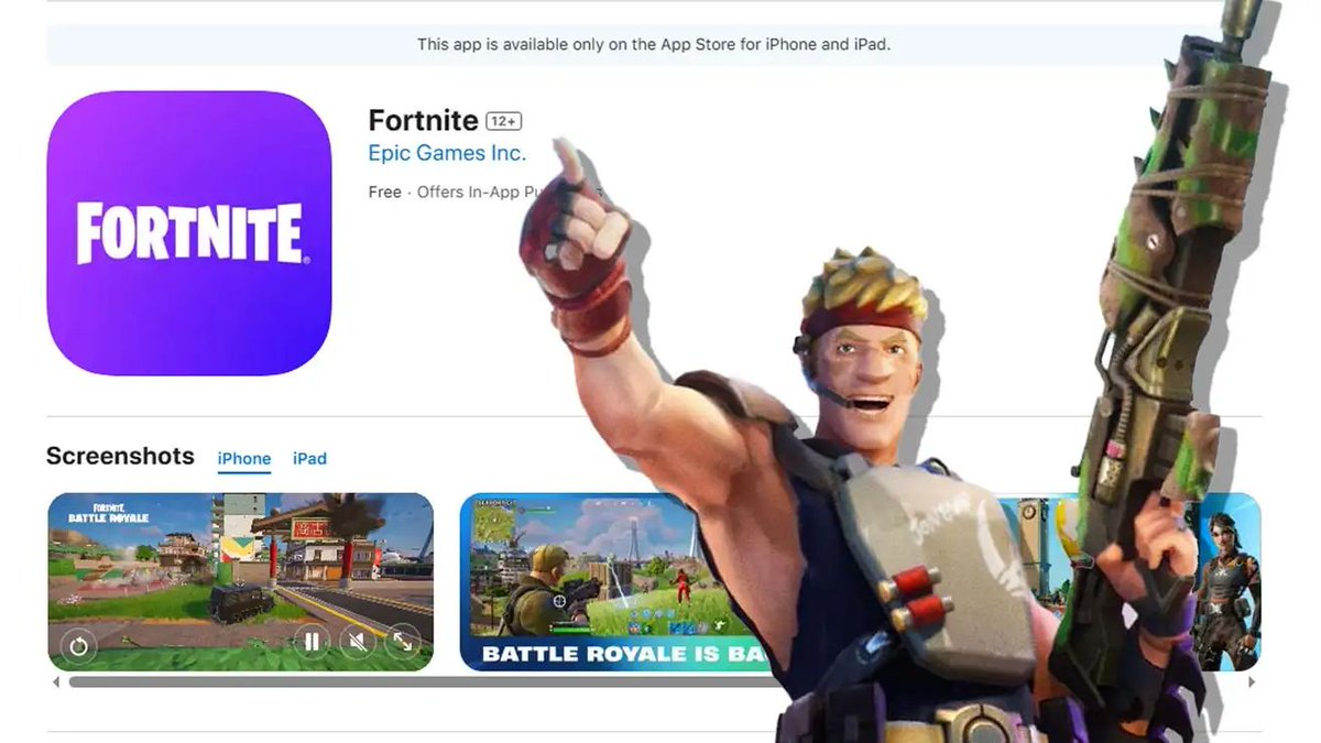 diversigamers's tweet photo. 📱 ¡Fortnite regresa a la App Store de EE. UU. tras casi 5 años!
Después de una larga batalla legal, el popular battle royale de Epic Games vuelve a estar disponible para iPhone y iPad. https://t.co/Zbz5JZhx9D