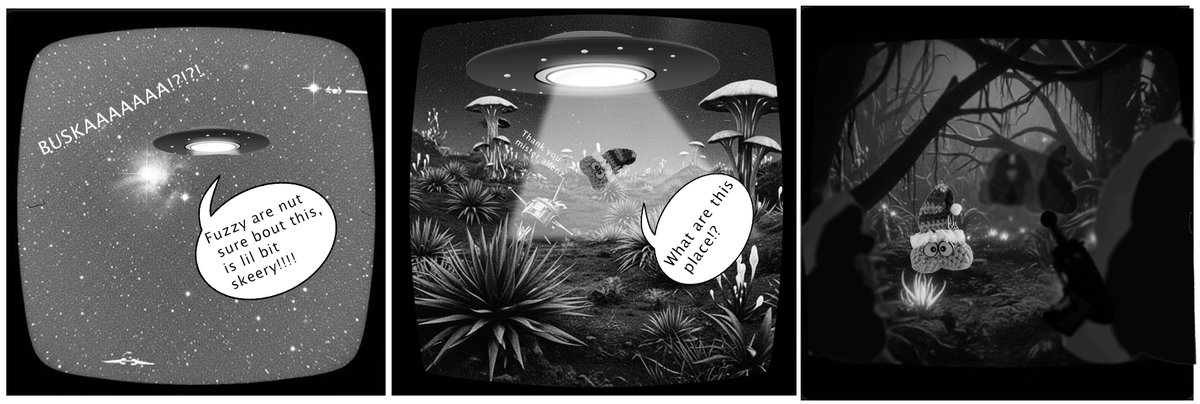 We tune back in to find our very young adventurer hurtling through spaaaaace!! Nary a dino supervision in sight!