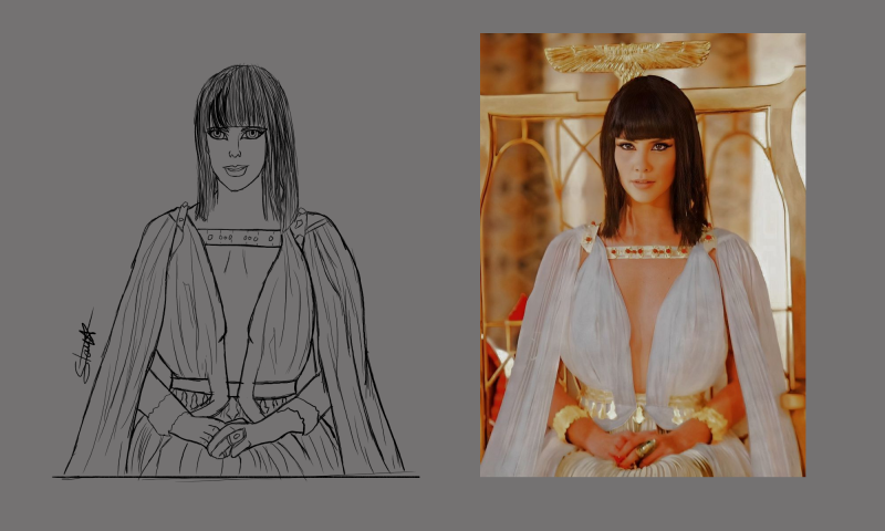 star_purple_18's tweet photo. Una pequeña practica, del dia de hoy, aun me falta practica pero me gusto mucho<3 #Nefertari #moisesylosdiezmandamientos #practicedraw #draw https://t.co/SKdjqEcpSL