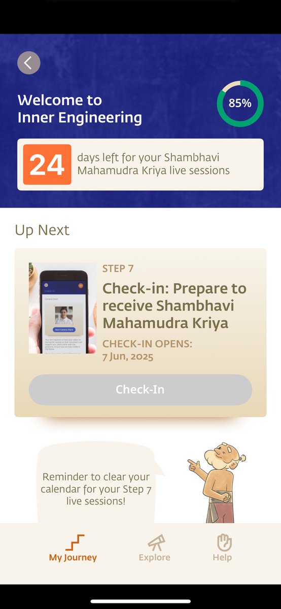 It took me half a year to finally complete 6 steps of inner engineering courses and come to step 7 !
I wonder how many of you know this course?