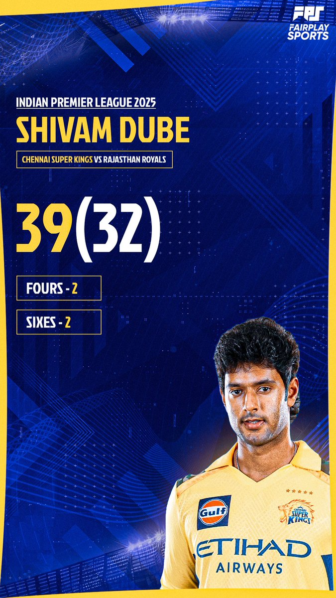 Indian Premier League 2025🏏

#IPL2025 #Cricket #CSK #ChennaiSuperKings #ShivamDube