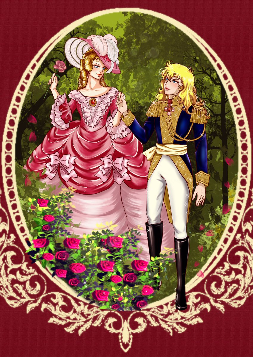 #roseofversaillesnetflix #roseofversailles #ladyoscar #oscarfrancoisdejarjayes #marieantoinette #berubara #fanart #digitaldraw #ベルサイユのばら