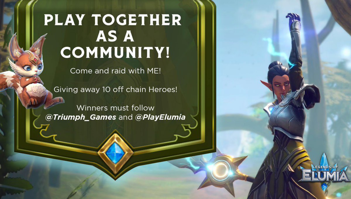 0x_amaran's tweet photo. Gather up, legends! โ๏ธ๐ฅ
Join #Elumia's community raid & win 1 of 10 exclusive Heroes from #TriumphGames! ๐
๐
Follow: @Triumph_Games & @PlayElumia
๐
Join the raid & show off your skills! โก
#Triumph #PlayElumia #Web3Gaming #CommunityRaid #GameTime #CryptoGaming #RaidMode https://t.co/D2epgf30i0