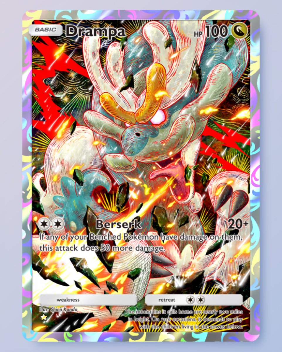 I’ve never been a crazy big fan of Grampa Drampa before, but this artwork goes HARD 😤