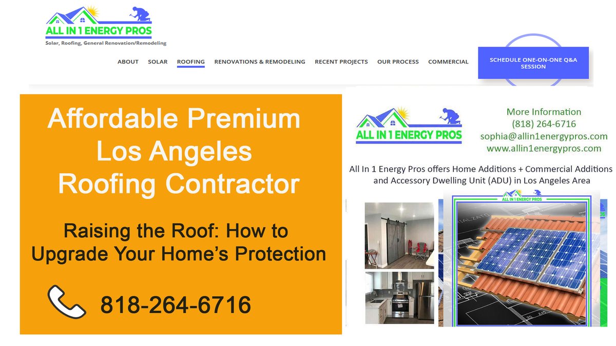 At Allin1EnergyPros proud to offer high-quality #solar installation services that provide sustainable energy solutions for homeowners in the #LosAngeles area.  allin1energypros.com/commercial-roo…

linkedin.com/pulse/energy-e…
#gosoalr #greenenergy #roofing #roofinstalling #solarpanels #gogreen