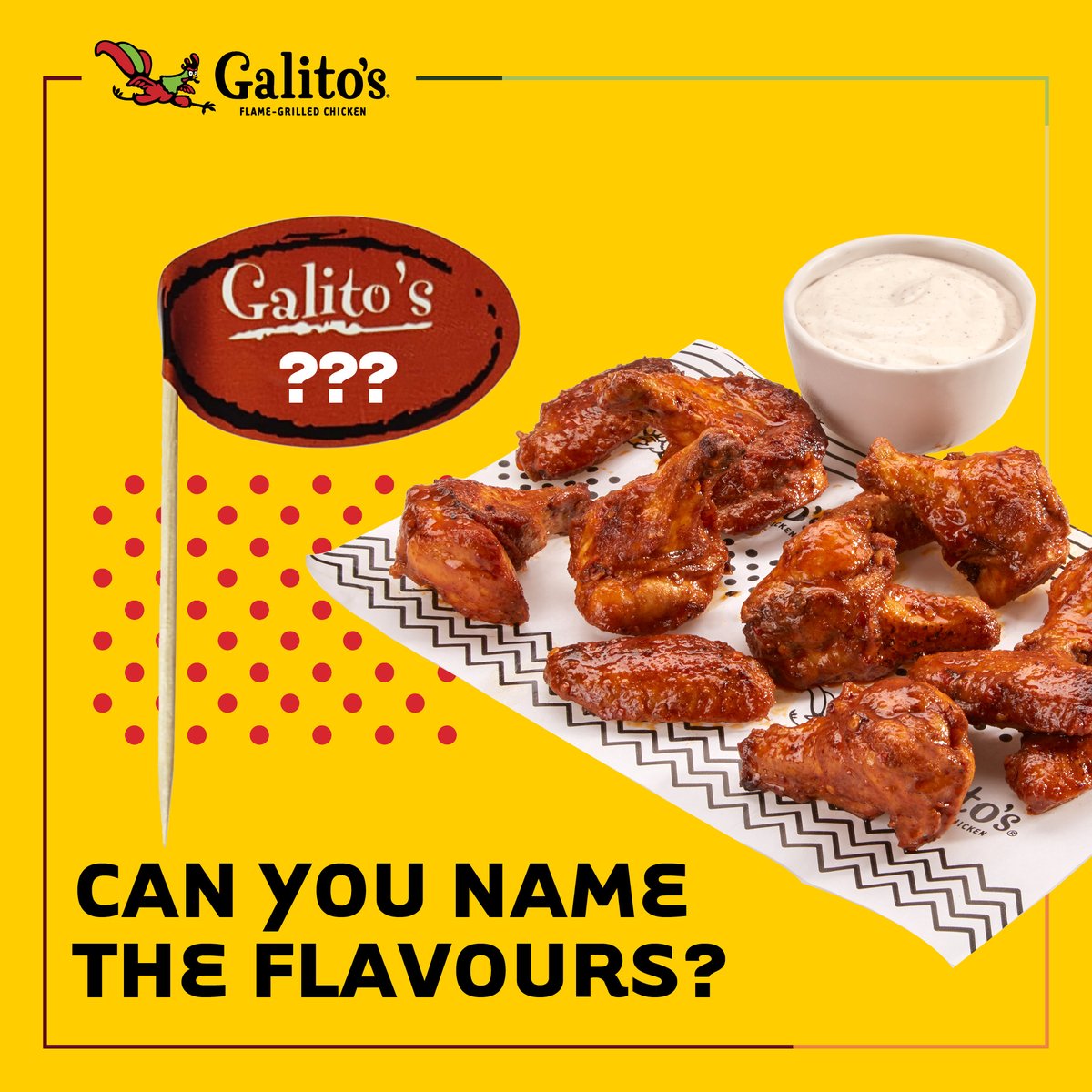galitoske's tweet photo. Do you know our #BoldAfricanFlavours? Join the #FlavourHunt and guess the basting sauce for a chance to win a delicious prize! 🍴🔥 #GalitosGTC https://t.co/XLKP8aBloa