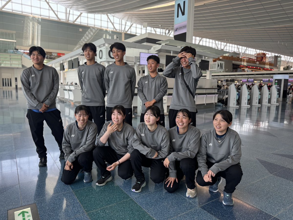 nanteidou2020's tweet photo. 本日から会場練習!
CHINA CUP日本代表
(男子)
監督:堀晃大(NTT西日本)
矢野颯人(NTT西日本)
片岡暁紀(日本体育大学)
黒坂卓矢(日本体育大学)
橋場柊一郎(法政大学)
菊山太陽(法政大学)
(女子)
監督:三浦洋美(Palaistra)
佐藤日香莉(東芝姫路)
根岸楓英奈(東芝姫路)
天間麗奈(東北高校)
天間美嘉(日本体育大学)
左近知美(日本体育大学)
トレーナー:市山裕梨