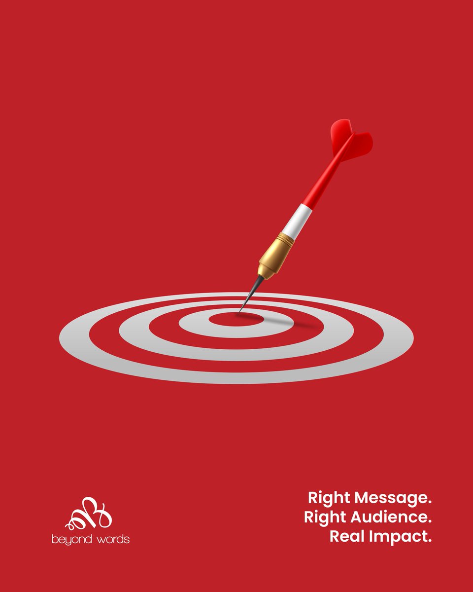 beyondwordsIN's tweet photo. Getting noticed is great, but getting noticed by the right people? That is where the magic happens. We make sure your brand reaches those who matter most.
#BeyondWords #MarketingThatWorks #RightAudience https://t.co/R6Trd46sOx