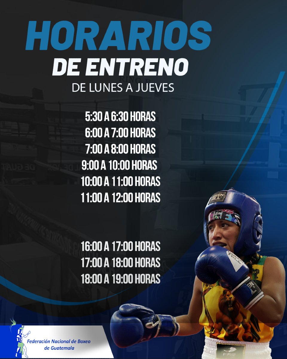 fedeboxgt's tweet photo. ¿Estas listo para subir al ring?
Aprende todo lo necesario para convertirte en un gran boxeador, inscríbete y empieza a entrenar con nuestros expertos. #FedeBoxGT #BoxeoGuate https://t.co/EAh6Mkf5qm