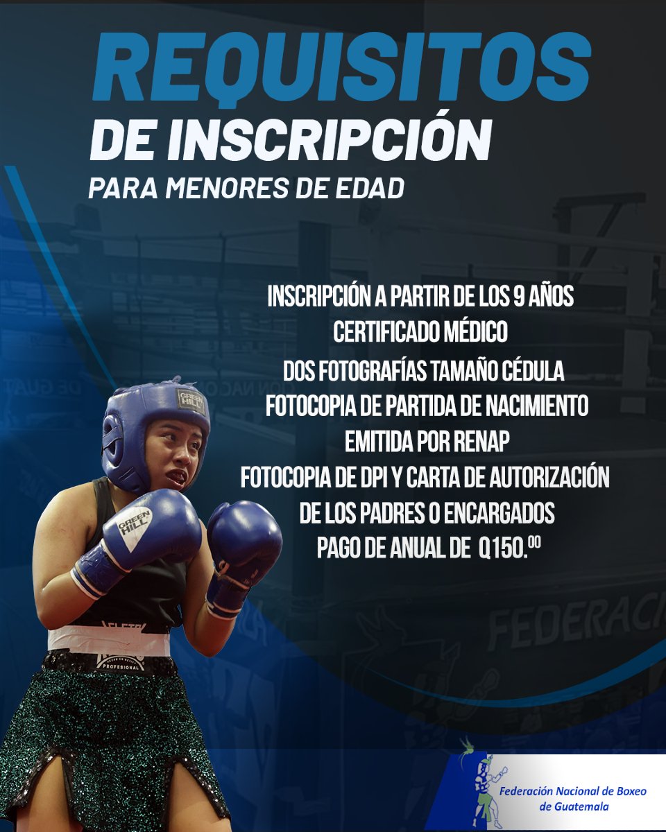 fedeboxgt's tweet photo. ¿Estas listo para subir al ring?
Aprende todo lo necesario para convertirte en un gran boxeador, inscríbete y empieza a entrenar con nuestros expertos. #FedeBoxGT #BoxeoGuate https://t.co/EAh6Mkf5qm