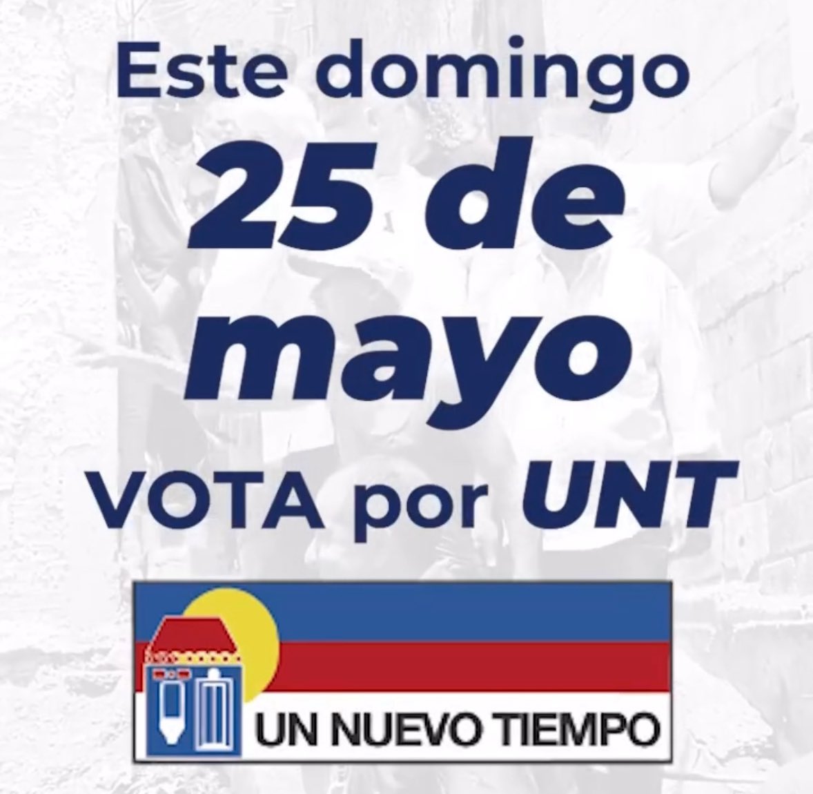 Todos a VOTAR este 25 de mayo , en la tarjeta de Un  Nuevo Tiempo

#YoSiVoto