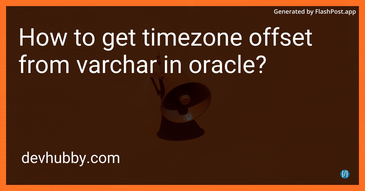 JordanKEurope's tweet photo. Oracle life lesson: "Give a varchar an offset, itβll charm the timezone wizard!" π©β¨
Source: https://t.co/pW7mHv71Xc
#SQL #OracleDBA #ITSupport #EfficientCoding https://t.co/57lkRxnksO