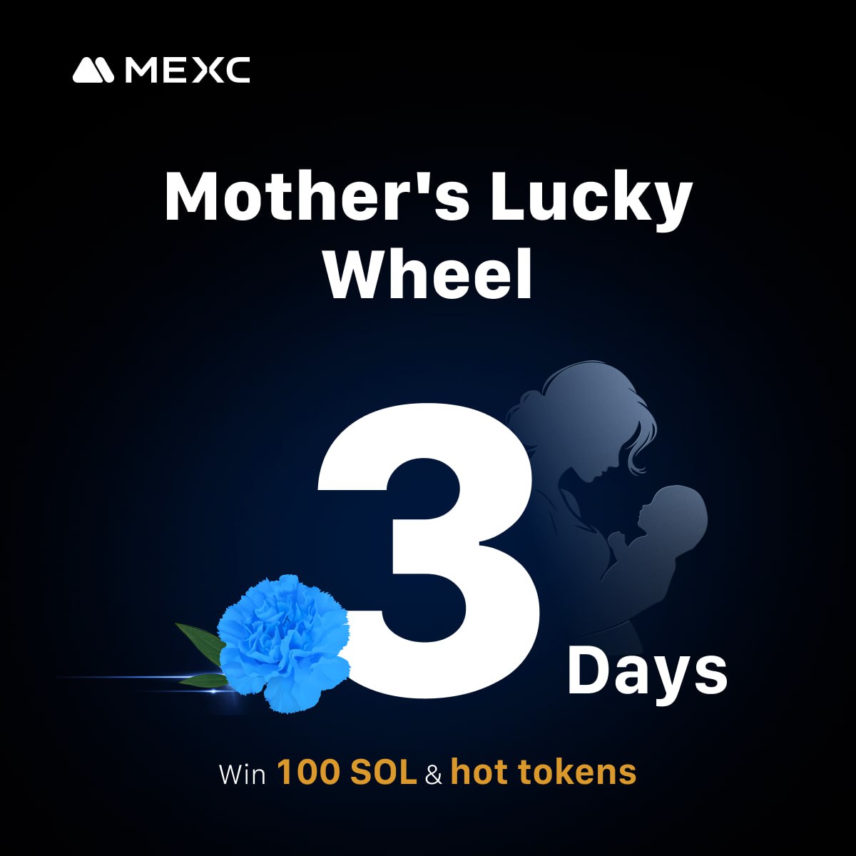 MEXC_AfricaBU's tweet photo. 3 days to go till we spin for MOM!
🎉 Celebrate her strength, love & everything in between with the #MEXC Lucky Wheel
👉 Win from 90,000 $USDT & 100 $SOL
https://t.co/JLL5yapYH9
#MothersDay #MEXC0Fee #ToTheMom
Sign in and explore more:
https://t.co/H9Ywn84VbN https://t.co/WzVZRIcQRo