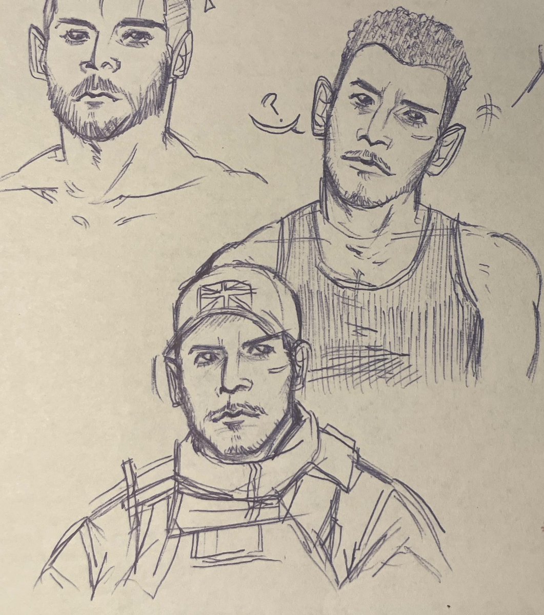 Draictas_'s tweet photo. @aary_soap Hope I’m not too late but I have some trad Gaz sketches I did recently 🥺 https://t.co/wvXY0ma2OZ