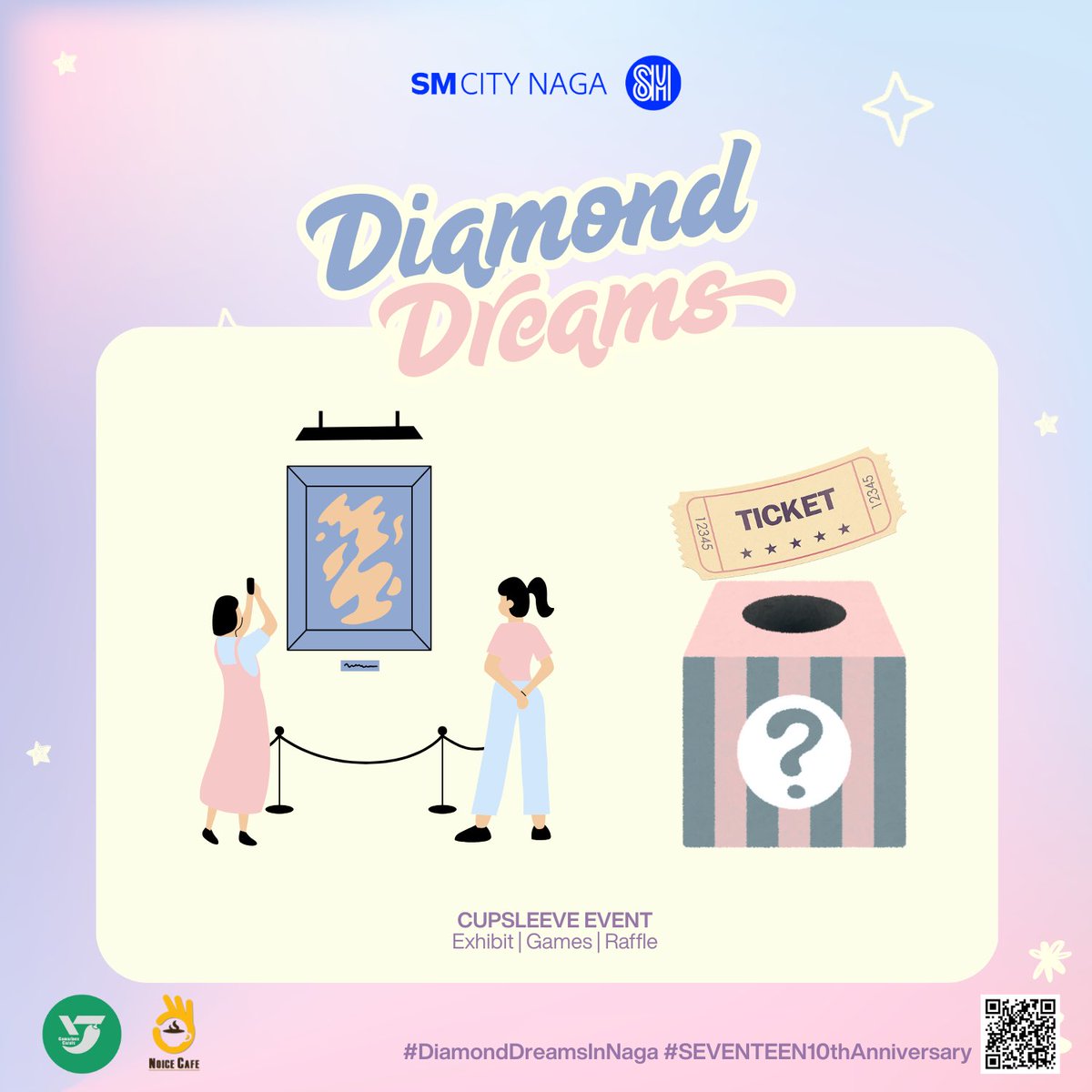CamarinesCarats's tweet photo. 𝙍𝙚𝙖𝙙𝙮 𝙩𝙤 𝙨𝙡𝙞𝙥 𝙗𝙖𝙘𝙠 𝙖𝙜𝙖𝙞𝙣 𝙞𝙣𝙩𝙤 𝙩𝙝𝙚 𝘿𝙞𝙖𝙢𝙤𝙣𝙙 𝙇𝙞𝙛𝙚? 💎

It's 𝗗-𝟯 before we relive and celebrate 𝗗𝗶𝗮𝗺𝗼𝗻𝗱 𝗗𝗿𝗲𝗮𝗺𝘀: 𝟭𝟬 𝗬𝗲𝗮𝗿𝘀 𝘄𝗶𝘁𝗵 𝗦𝗘𝗩𝗘𝗡𝗧𝗘𝗘𝗡 ✨

🗓️ May 24, 2025 | 2:00 - 5:00 PM
 📍SM City Naga

#DiamondDreamsInNaga https://t.co/SNM3kkLUvs
