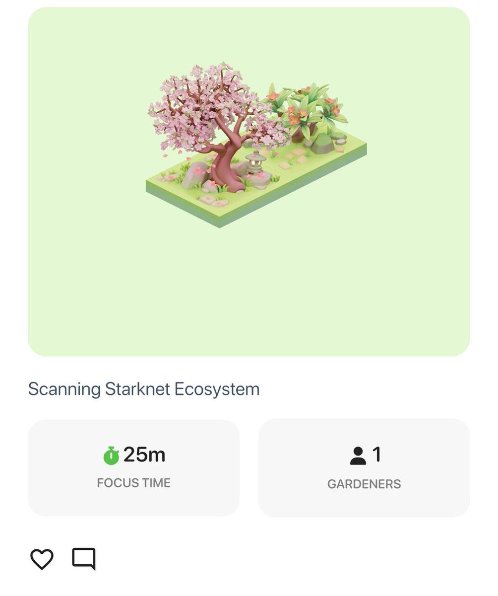 bileelee_'s tweet photo. Just tried out the @focustree_app app on iOS and earned my first land after a 25-minute focus session diving into the #StarknetEcosystem. It’s actually pretty helpful — the app blocks all other apps while you’re focusing, which really helps me stay on task.
That said, I couldn’t select the “I’m not a student” option during signup, though my friend said he was able to before — so maybe it needs some reviews or just temporarily unavailable.
Either way, I think it’d be great if Focus Tree expanded beyond students to better support working professionals too.