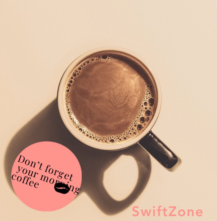 swiftzone_off's tweet image. Did you have a coffee today?