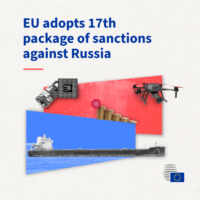#EU は20日の外務理事会で、ウクライナをめぐりロシアが無条件停戦に応じないことを受け、同国産石油を運ぶ、「影の船団」と呼ばれる船舶約190隻を制裁対象にするなど、#ロシア に対する追加 #制裁 を決めた