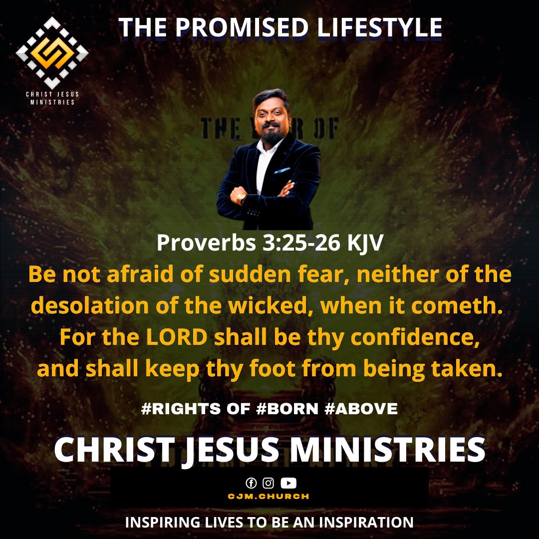 CJM_CHURCH's tweet photo. Only good comes our way, because our confidence is Christ Jesus, and HE never fails in his word. @CJM_CHURCH #throneofglory #christian #promised #blessed #lifestyle https://t.co/0ZkgpAsoih