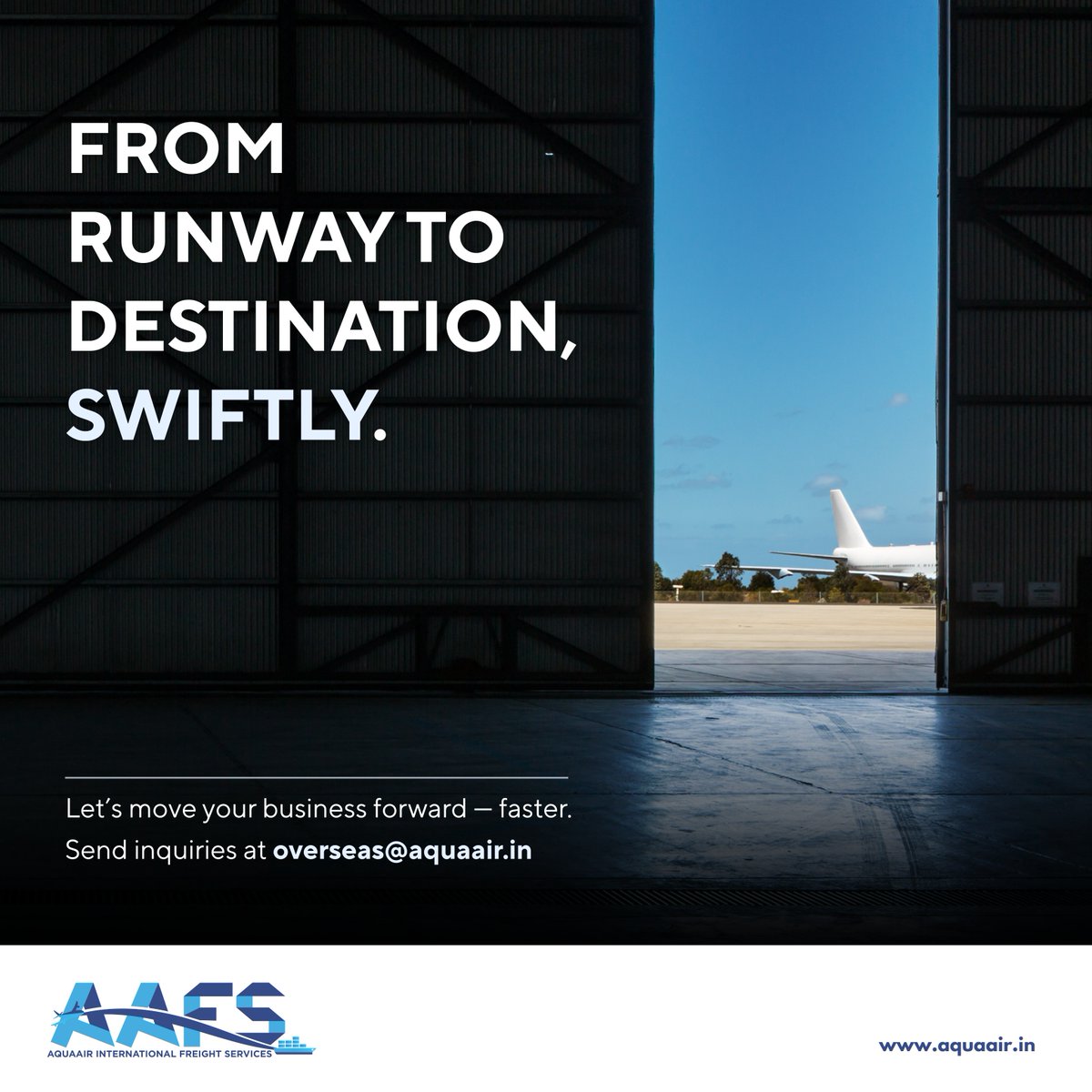 aafs_official's tweet image. At AquaAir International Freight Services, speed meets precision in every shipment. 

✈️ Let’s move your business forward — faster.
📩 Send inquiries at overseas@aquaair.in

#AAFS #AirFreightExperts #GlobalShipping #SwiftLogistics #FreightForwarding #AquaAir #AirCargoSolutions
