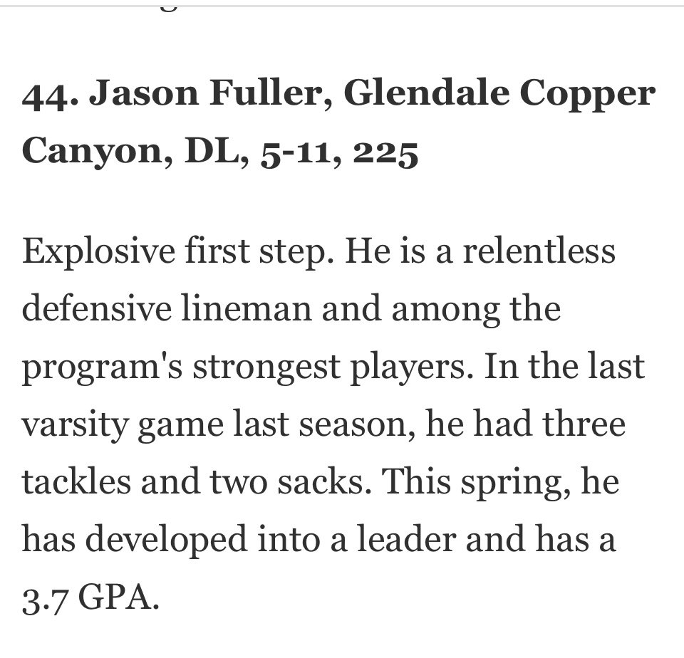 CopperCanyonFB (@ccaztecsfb) on Twitter photo Great seeing <a href="/JasonDFuller/">Jason Fuller</a> on the list. Young guys putting in work on 91st and Camelback. AZTECS RISING.. <a href="/RecruitCopper/">Copper Canyon Recruits🟠⚫️🏹</a> Great seeing <a href="/JasonDFuller/">Jason Fuller</a> on the list. Young guys putting in work on 91st and Camelback. AZTECS RISING.. <a href="/RecruitCopper/">Copper Canyon Recruits🟠⚫️🏹</a>