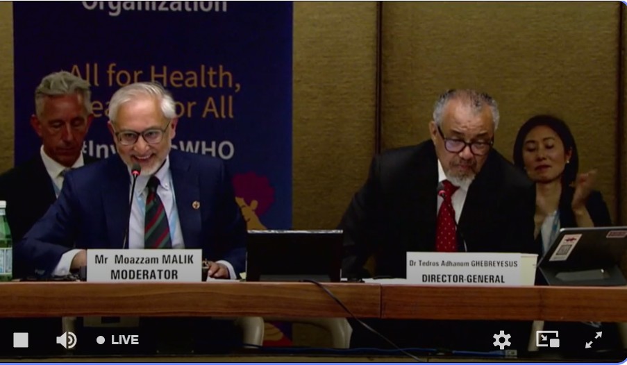 Michel Anglade (@michelanglade) on Twitter photo 👉<a href="/MoazzamTMalik/">Moazzam Malik</a> <a href="/savechildrenuk/">Save the Children UK</a> at #WHA78 high-level event "Sustainable financing of WHO for impact in the new global health landscape"
"What is a stake is the health of millions of children around the world. They deserve a better future, they deserve a healthy start in life" 👉<a href="/MoazzamTMalik/">Moazzam Malik</a> <a href="/savechildrenuk/">Save the Children UK</a> at #WHA78 high-level event "Sustainable financing of WHO for impact in the new global health landscape"
"What is a stake is the health of millions of children around the world. They deserve a better future, they deserve a healthy start in life"