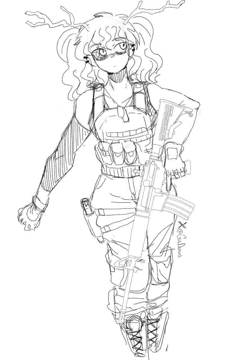 Quick sketch of someone’s oc