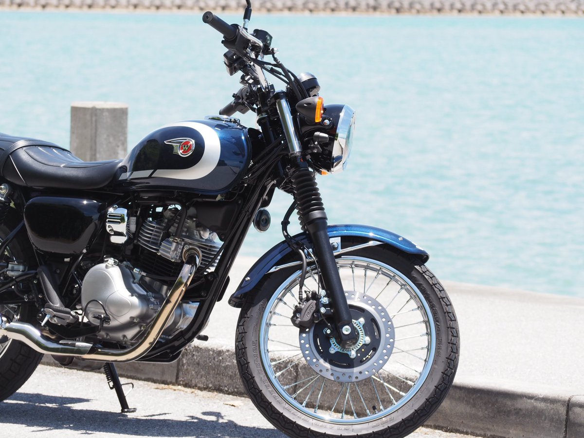 rinrinyohayoha's tweet photo. 1000km達成記念！
これからもよろしく

#バイク好きと繋がりたい 
#kawasaki 
#w230 https://t.co/kk7vm5O27e