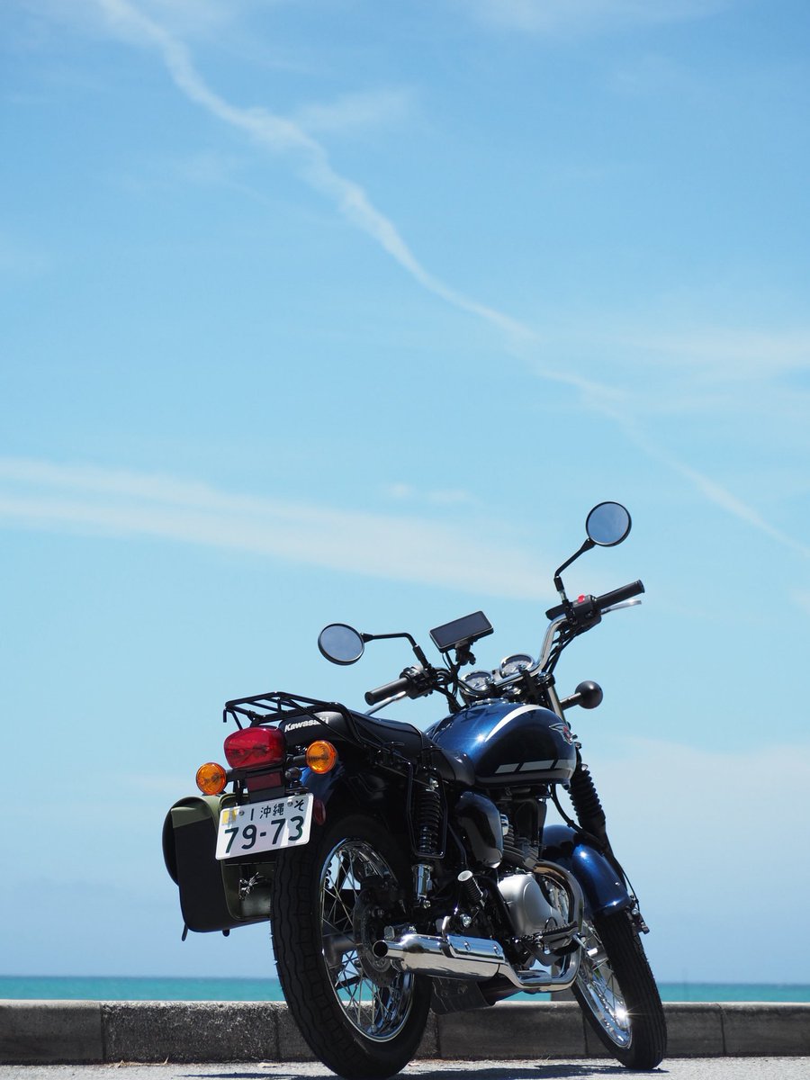rinrinyohayoha's tweet photo. 1000km達成記念！
これからもよろしく

#バイク好きと繋がりたい 
#kawasaki 
#w230 https://t.co/kk7vm5O27e