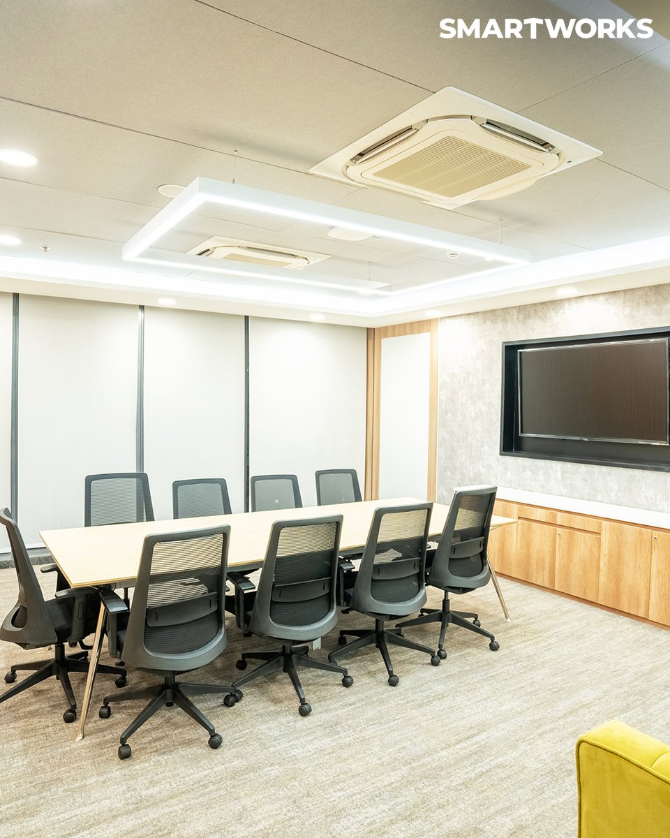A sneak peek into one of our stunning client spaces in #Pune! Ready to reimagine your ideal workspace? Tap to connect with us bit.ly/3QZUQDY

#Smartworks #ManagedWorkspaces #FlexSpaces #ClientShowcase