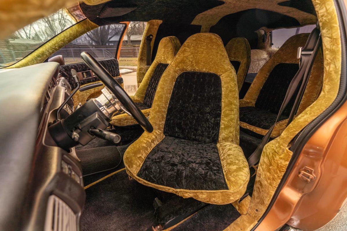 Chevrolet Caprices 'Nomad’r What' (auction)

5L V8 engine, 170 hp

No side window on the rear
rear tail fins added
era-appropriate taillights
chrome bumper

front seats rotates