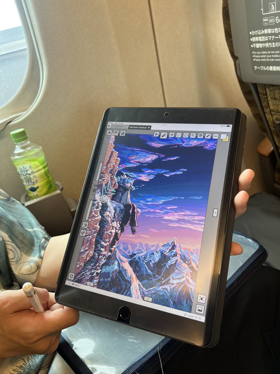 met this kind soul on the train to kumamoto and i believe everyone should give them a follow <a href="/yunwho_/">𝘺𝗎𝗇𝗐𝘩𝗈_ @9/21シブピク</a> !!