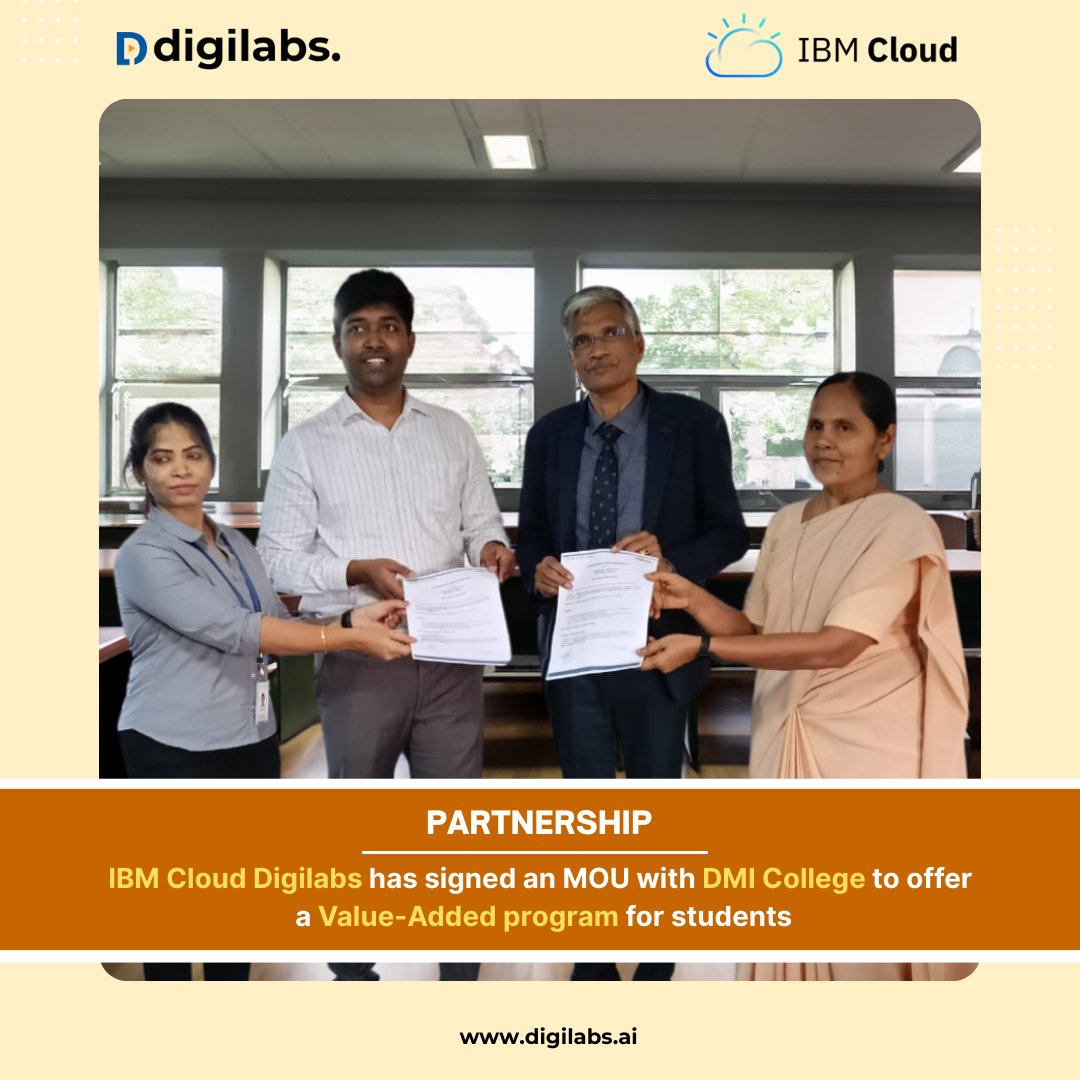 DigiLabs_'s tweet image. Digilabs has partnered with DMI College of Engineering to offer their students a specialized Cyber Forensics program!

#Digilabs #DMI #Cyberforensics #Education #SkillingIndia #MOU #IndustryCollaboration #HigherEducation #IBMCloud #Collaboration #Student #College #Partnership