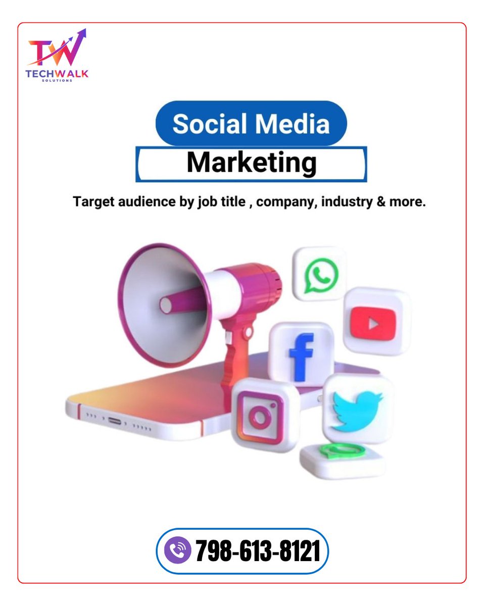 SolTechwalk3278's tweet photo. π£ Boost Your Brand with Expert Social Media Marketing!
π Contact us now at 798-613-8121, and let's take your business to the next level!
#SocialMediaMarketing #DigitalMarketing #TechWalkSolutions #OnlineMarketing #MarketingStrategy #GrowYourBusiness #TargetAudience https://t.co/rS9R028Fgy